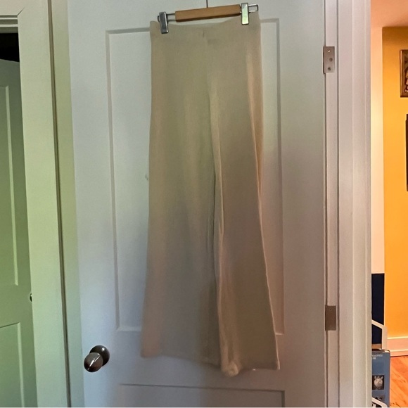 Zara Pull-on  Crochet Open Knit Wide-Leg Flare Boho pants - Picture 3 of 6